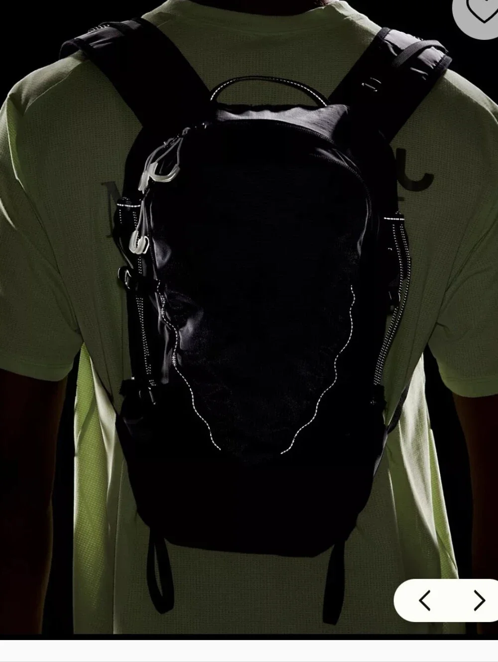 Lululemon All Sport Anchor & Black Backpack 10L - Lightweight Hiking Running